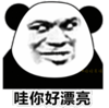 暴漫 文字表情包 哇你好漂亮 搞笑 沙雕 魔性