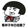 暴漫 文字表情包 看样子你已经服了 搞笑 逗 沙雕