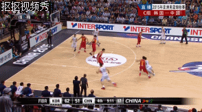 篮球 亚锦赛 中国 韩国 跳投 篮板 激烈对抗 汗流浃背 英气逼人 劲爆体育