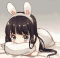二次元 动耳朵 卡通 可爱