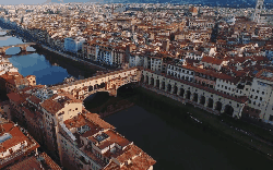 俯瞰 城市 弗罗伦萨 意大利 纪录片 阿诺河