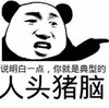 暴漫 文字表情包 说明白一点你就是典型的人头猪脑 搞笑 魔性 沙雕