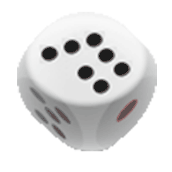 掷骰子gif动态图片,七点黑色红色动图表情包下载