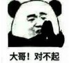 暴漫 文字表情包 大哥对不起 搞笑 逗 沙雕