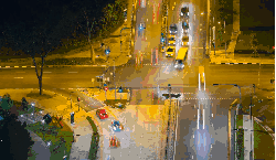 Singapore Singapore2012延时摄影 ZWEIZWEI 十字路口 城市 新加坡 车流
