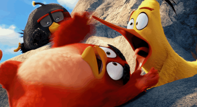 愤怒的小鸟 Angry Birds movie 三傻 挣扎 吃人 毛茸茸 救命 猪队友
