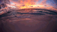 大海 黄昏 浪花 美景