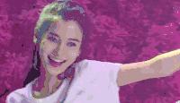 杨颖 Angelababy 迷人 飞吻 气质 开心