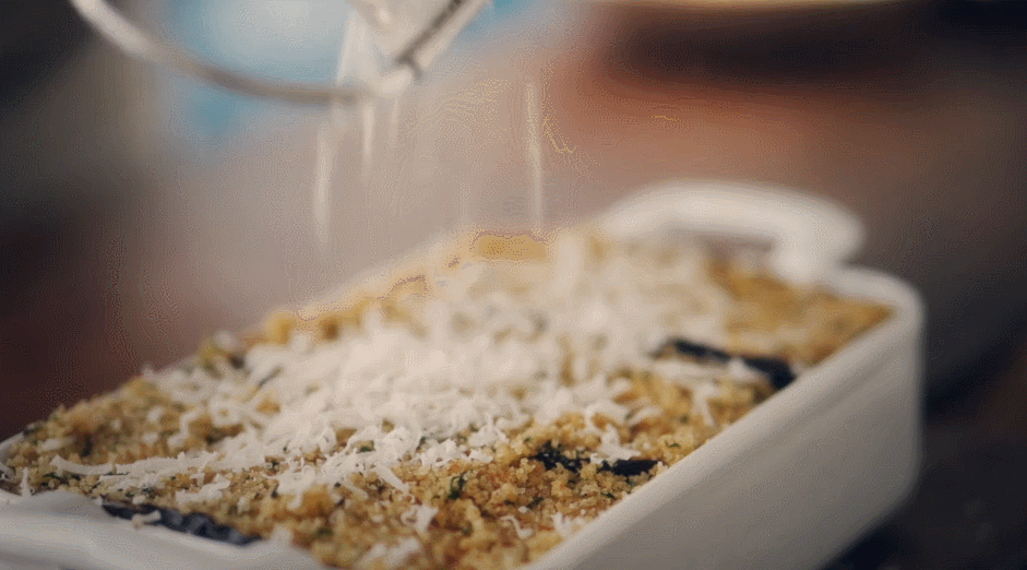 意大利干酪焗茄子 撒芝士 烹饪 美食系列短片 诱人