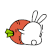 胡萝卜 开心 推滚 小尾巴