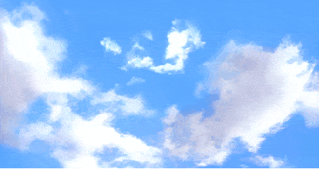 天空 白云 飘动 蓝色