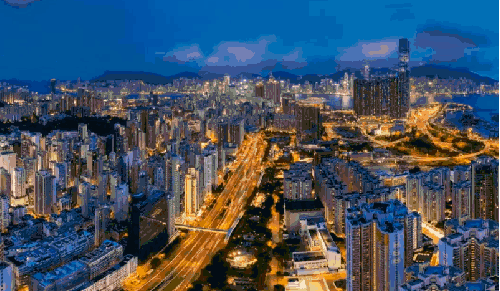 BBC HONGKONG 城市 灯光 车流 香港之城市灯光延时摄影 高楼
