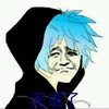 无语了 蓝头发 憋嘴 皱眉 金馆长
