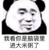 暴漫 文字表情包 我看你是脑袋里进大米粥了 搞笑 逗 沙雕