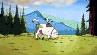 奶牛 cow 动画  超能