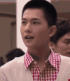 杨洋 帅气 交谈 格子衫