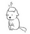 生病 不舒服 难受 感冒发热 狗