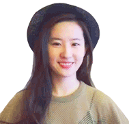刘亦菲 女神 么么哒 飞吻