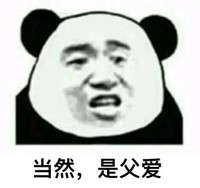 暴漫 熊猫头 当然 是父爱 搞怪 逗