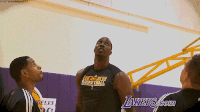 霍华德 体育 nba 接球 开心
