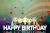 卡通 枫叶 可爱happybirthday