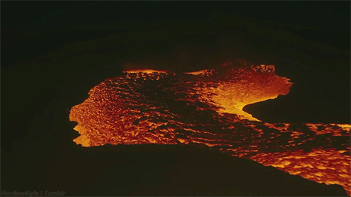 熔岩 lava nature 流动