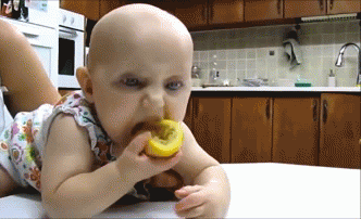 宝宝 搞笑 可爱 柠檬