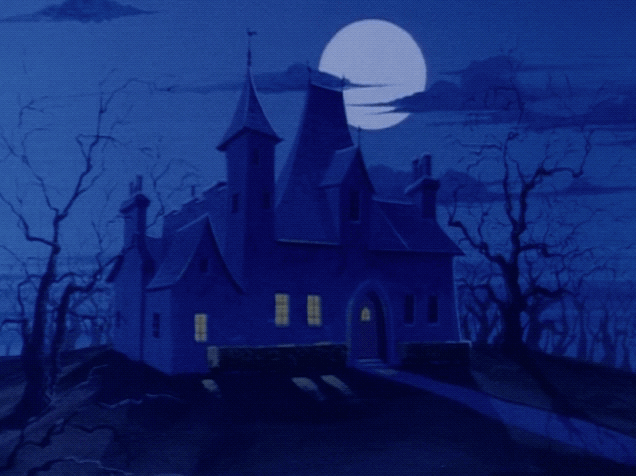 城堡 好看 月色 美