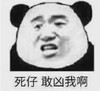 暴漫 文字表情包 死仔敢凶我啊 搞怪 沙雕 魔性