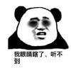 暴漫 文字表情包 我眼睛瞎了听不到 搞笑 逗 沙雕