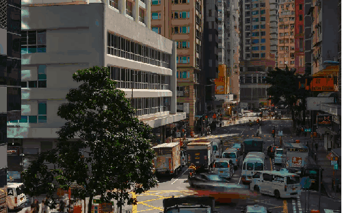 HONG&KONG&Time&Lapse 交通 城市 延时摄影 旅游 车流 香港