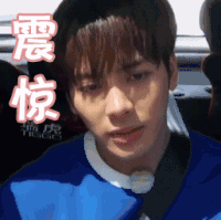 萌 震惊  明星 王嘉尔