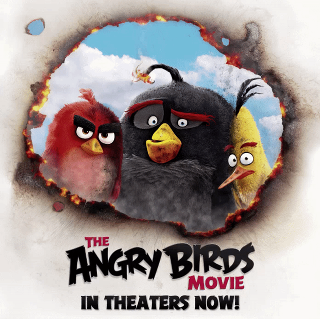 愤怒的小鸟 Angry Birds movie 三脸懵逼 依偎 依靠 眨眼 无辜 群众 纸片 燃烧