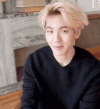 EXO 金发 帅哥 手指