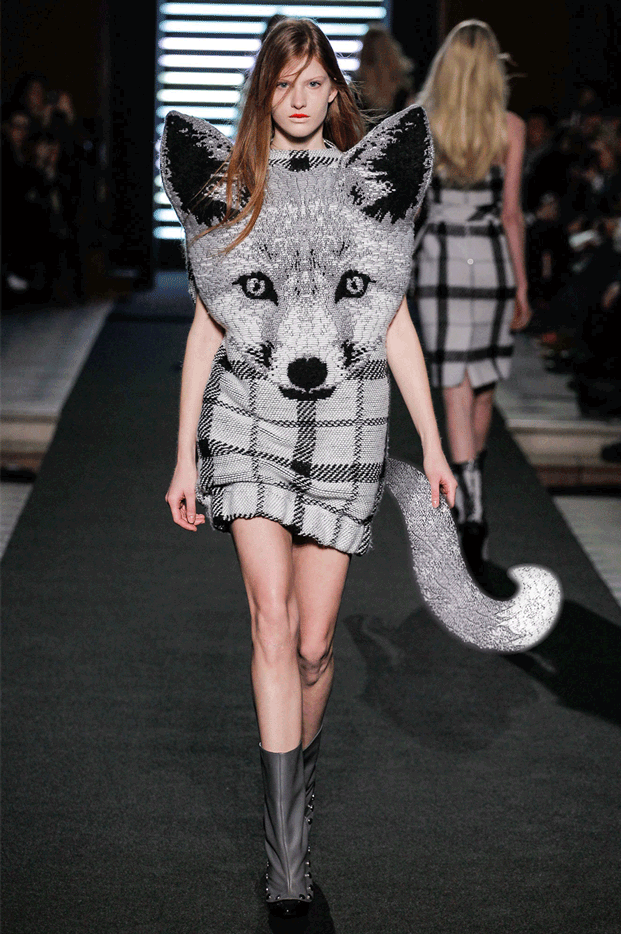 巴黎时装周 傻逼 搞怪 卡哇伊 我是一只小狐狸我住在森林里