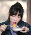 午休吃货时间 吃货 金泰妍   享受 美食