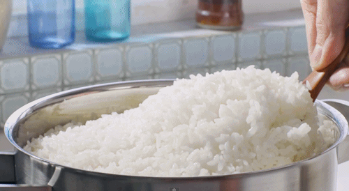 米饭 有营养 盛一碗 汤泡饭