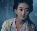 花千骨 赵丽颖 美哭 害怕