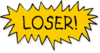 贴纸 卡通 loser 失败者 失败