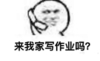 来我家写作业吗 恶搞 逗比 坏笑