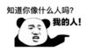 暴漫表情 文字表情包 知道你像什么人吗 我的人 搞笑 沙雕 魔性