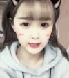 美女 猫耳朵 说话  红嘴唇