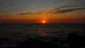 海 天空 夕阳 波浪