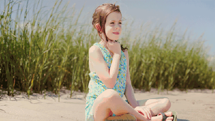 Cinemagraph 孩子 美景 微笑