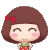 动漫 女孩儿 点头 可爱