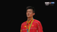 里约奥运会 谌龙 颁奖 眼泪 羽毛球 中国金牌榜