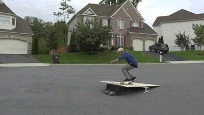 滑板 skateboarding 都市 障碍 高手 高玩 会玩 练习 别墅