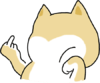 卡通 猫耳朵 骂人  手势