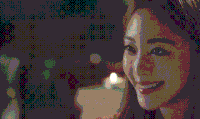 美女 大眼睛 开心 酒窝