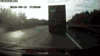 公路 撞车 事故  吓死宝宝了